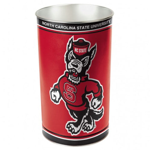 North Carolina State Wolfpack Wastebasket 15 Inch Periodic Restock