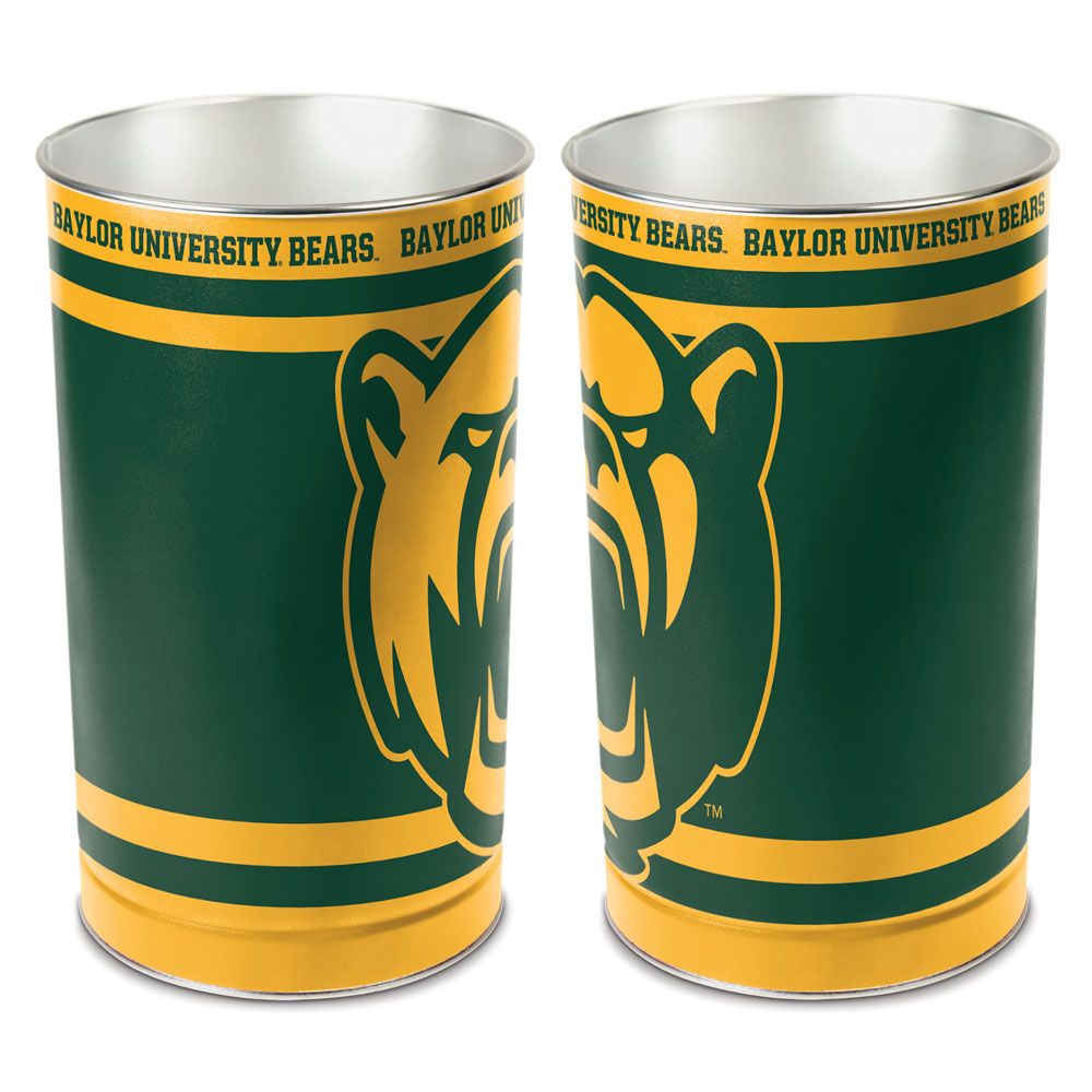 Baylor Bears Wastebasket 15 Inch Periodic Restock