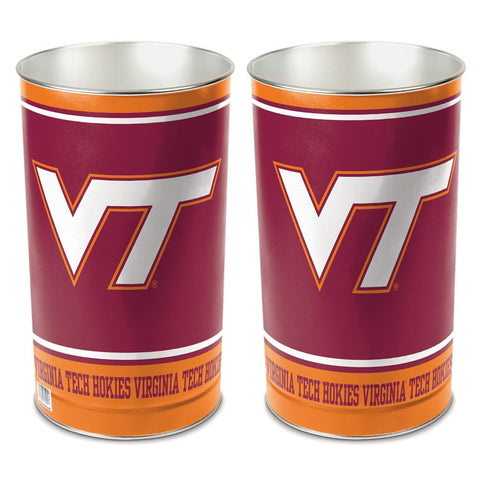 Virginia Tech Hokies Wastebasket 15 Inch Periodic Restock