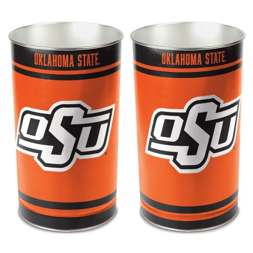 Oklahoma State Cowboys Wastebasket 15 Inch Periodic Restock
