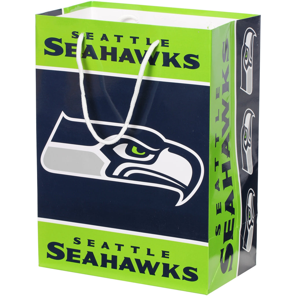 Seattle Seahawks Gift Bag Medium Holiday