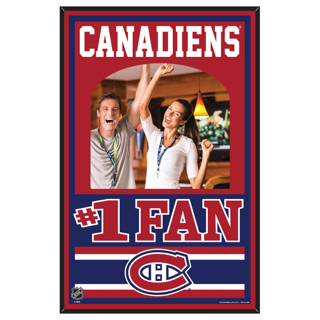 Montreal Canadiens Sign Wood 11x17 Mirror