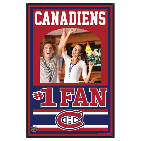 Montreal Canadiens Sign Wood 11x17 Mirror
