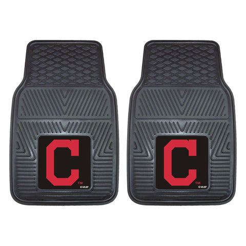 Cleveland Indians Car Mats Heavy Duty 2 Piece Vinyl
