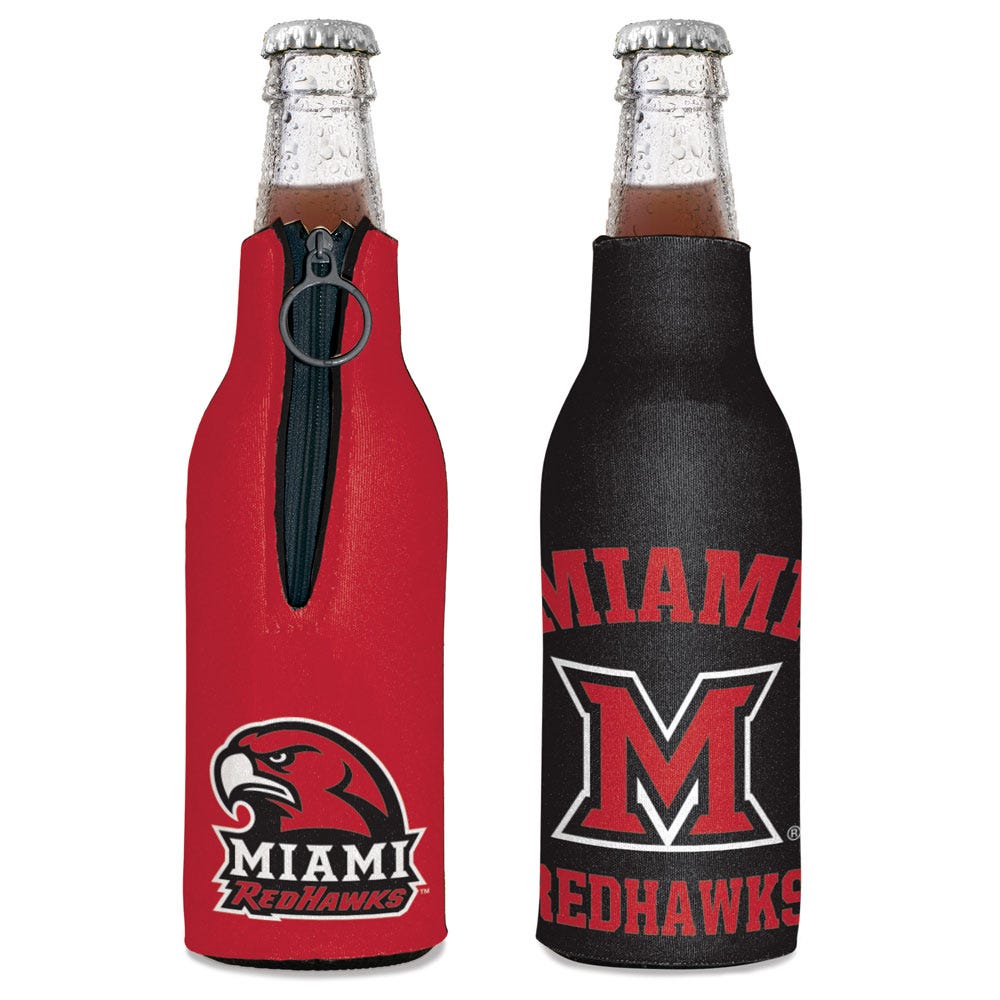 Miami Of Ohio Redhawks Bottle Cooler Special Order