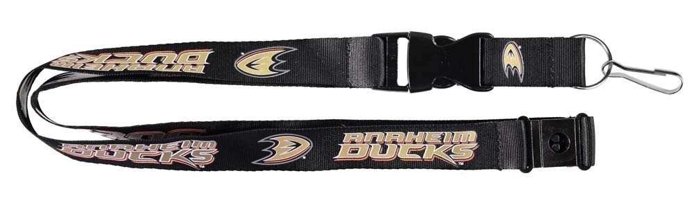 Anaheim Mighty Ducks Lanyard Black