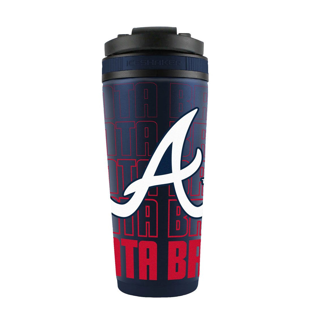 Atlanta Braves Ice Shaker 26oz Stainless Steel Special Order