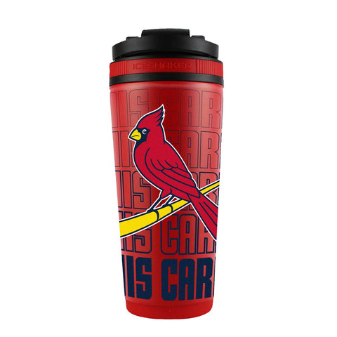 St. Louis Cardinals Ice Shaker 26oz Stainless Steel Special Order