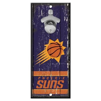Phoenix Suns Sign Wood 5x11 Bottle Opener
