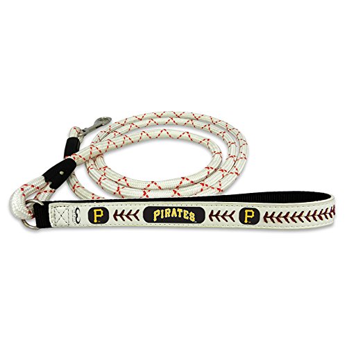 Pittsburgh Pirates Frozen Rope Baseball Leather Leash L