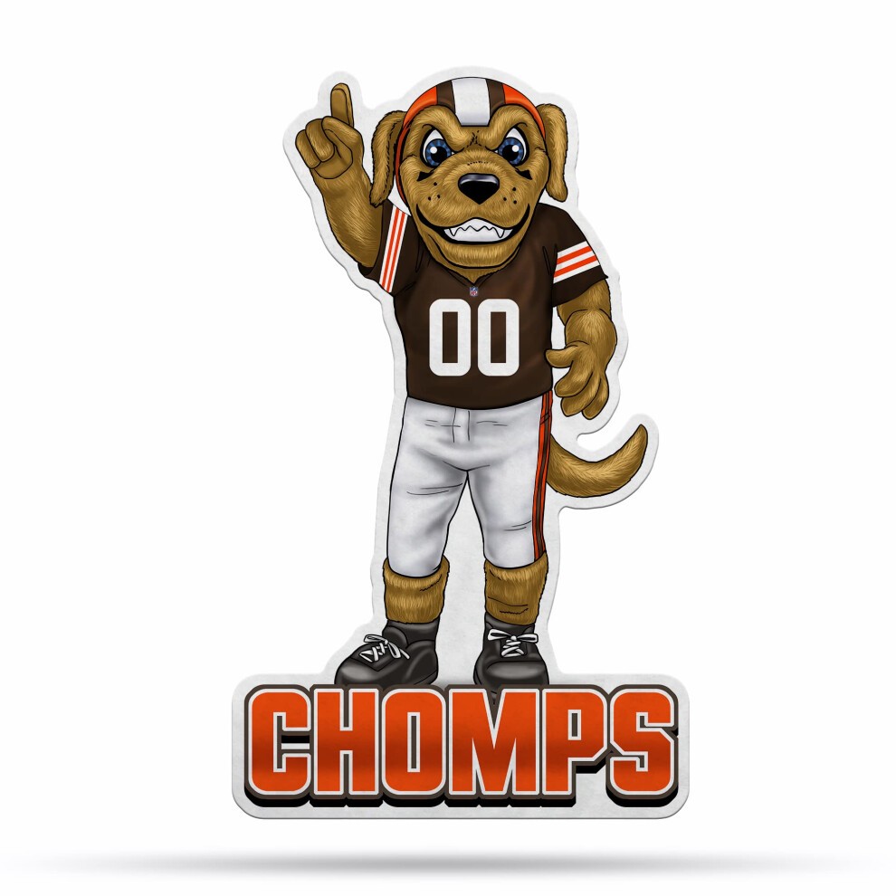 Cleveland Browns Pennant Shape Cut Mascot Design Alternate Special Order