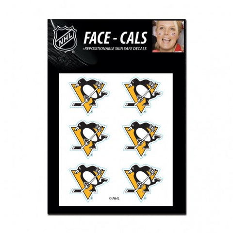 Pittsburgh Penguins Tattoo Face Cals Special Order