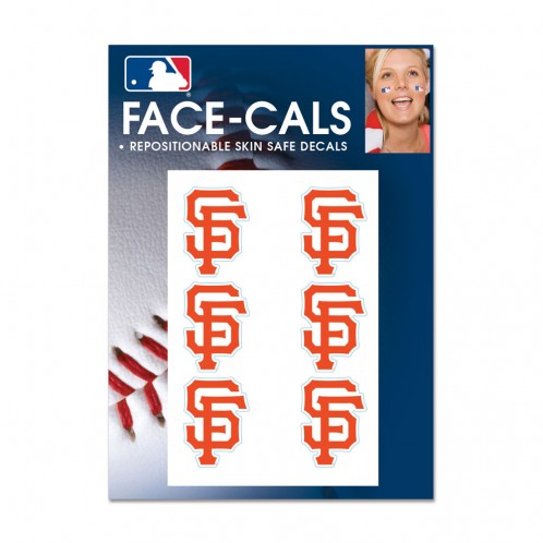 San Francisco Giants Tattoo Face Cals Special Order