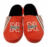 Nebraska Cornhuskers Slipper Big Logo Stripe 1 Pair