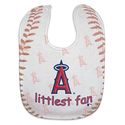 Los Angeles Angels Baby Bib Full Color Mesh Style