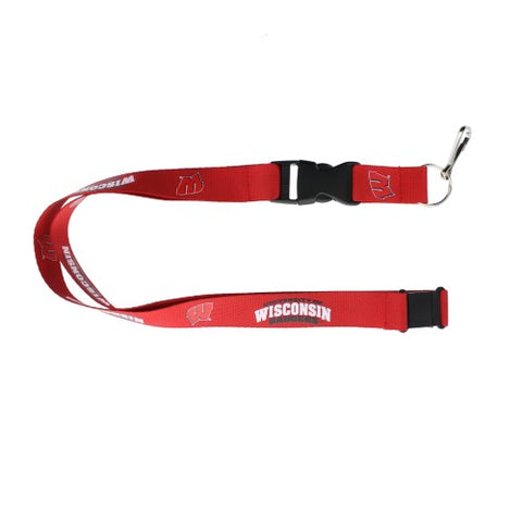 Wisconsin Badgers Lanyard Red