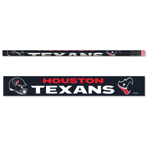 Houston Texans Pencil 6 Pack