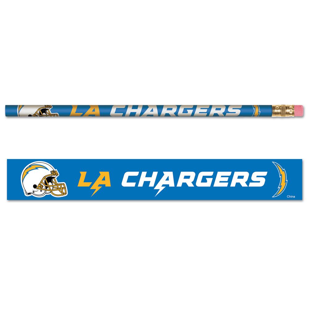 Los Angeles Chargers Pencil 6 Pack