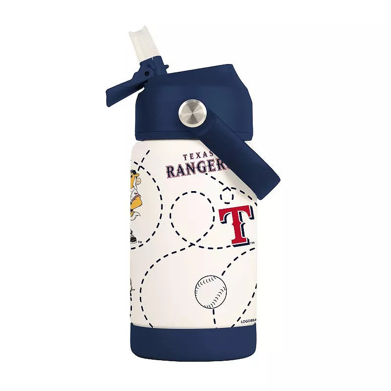 Texas Rangers Kids Bottle 12oz Stainless Steel Mascot Special Order