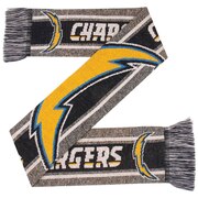 Los Angeles Chargers Scarf Big Logo Wordmark Gray