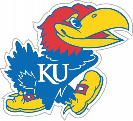 Kansas Jayhawks Magnet Car Style 12 Inch