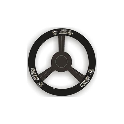 Pittsburgh Penguins Steering Wheel Cover Leather Alternate