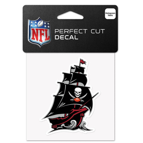 Tampa Bay Buccaneers Decal 4x4 Perfect Cut Color Secondary Logo Special Order