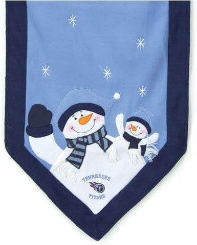 Tennessee Titans Table Runner 72x15 Snowman CO