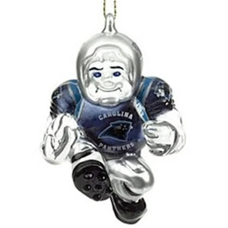 Carolina Panthers Ornament 3 Inch Crystal Halfback CO