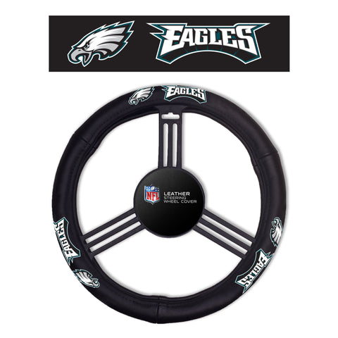 Philadelphia Eagles Steering Wheel Cover Leather