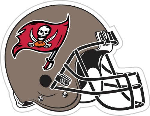 Tampa Bay Buccaneers Magnet Car Style 12 Inch Helmet Design