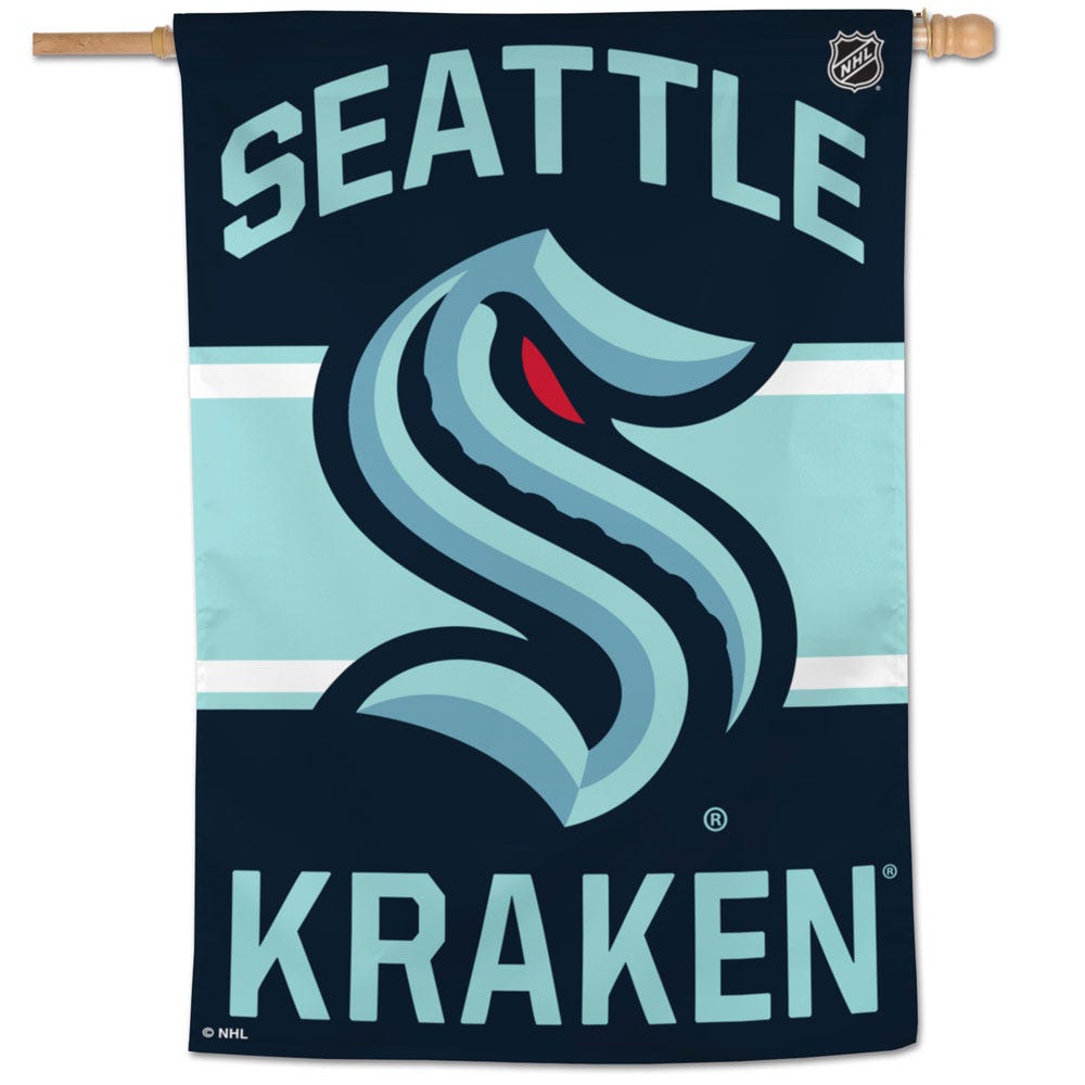 Seattle Kraken Banner 28x40 Vertical Special Order