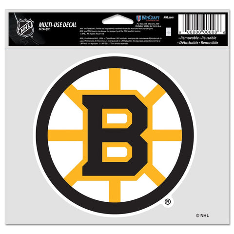 Boston Bruins Decal 5x6 Ultra Color