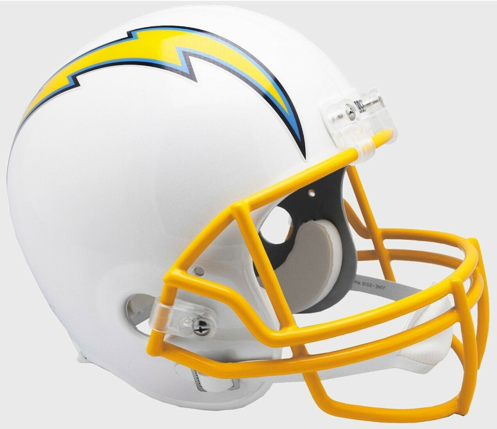 Los Angeles Chargers Helmet Riddell Replica Full Size VSR4 Style 2019