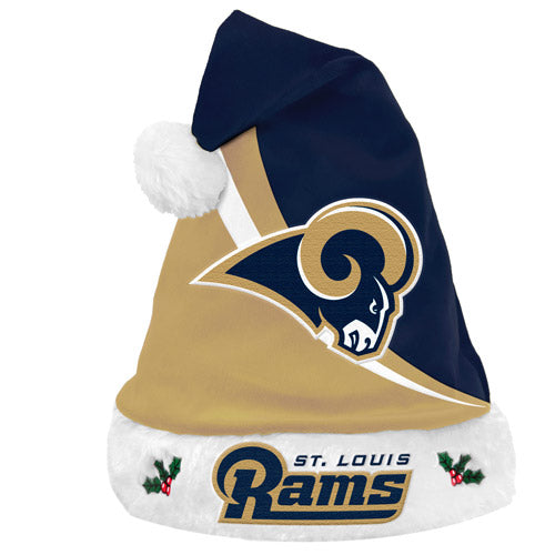 St. Louis Rams 2013 Swoop Logo Santa Hat