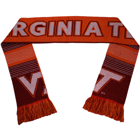Virginia Tech Hokies Split Logo Reverse Scarf 2015
