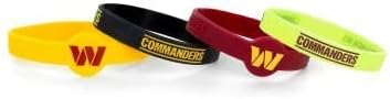 Washington Huskies Commanders Bracelets 4 Pack Silicone