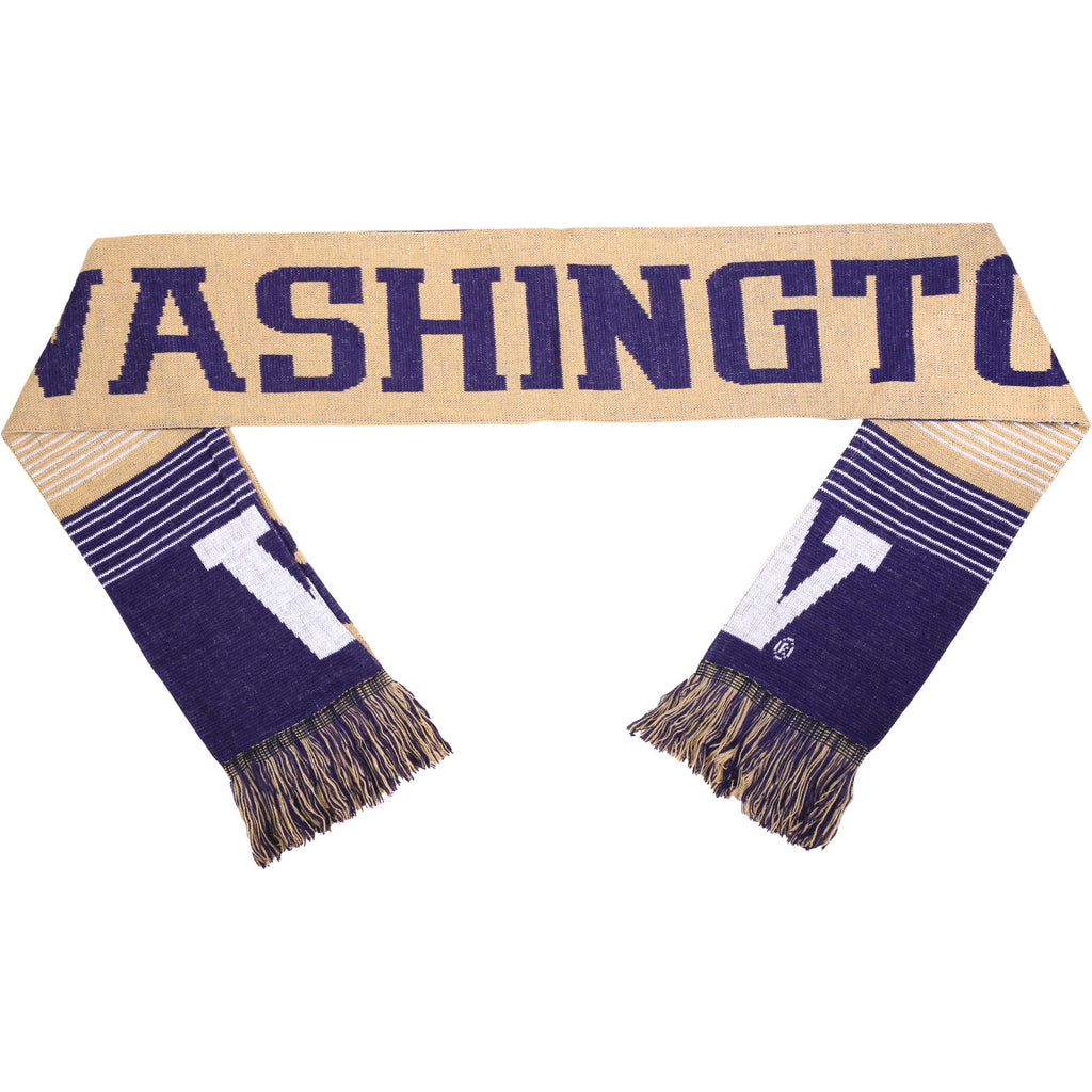 Washington Huskies Split Logo Reverse Scarf 2015