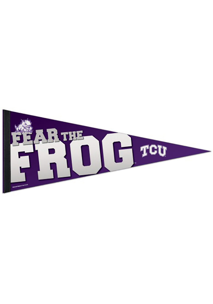 Texas Christian Horned Frogs Pennant 12x30 Premium Style