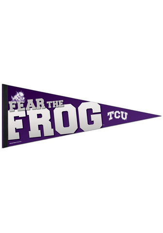 Texas Christian Horned Frogs Pennant 12x30 Premium Style