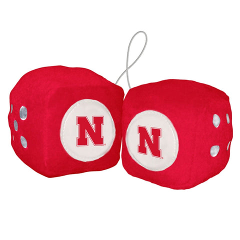 Nebraska Cornhuskers Fuzzy Dice CO