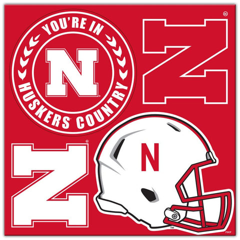 Nebraska Cornhuskers Magnet Kit 4 Piece CO