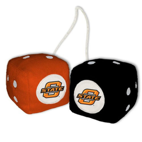 Oklahoma State Cowboys Fuzzy Dice CO