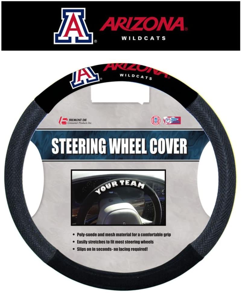 Arizona Wildcats Steering Wheel Cover Mesh Style CO