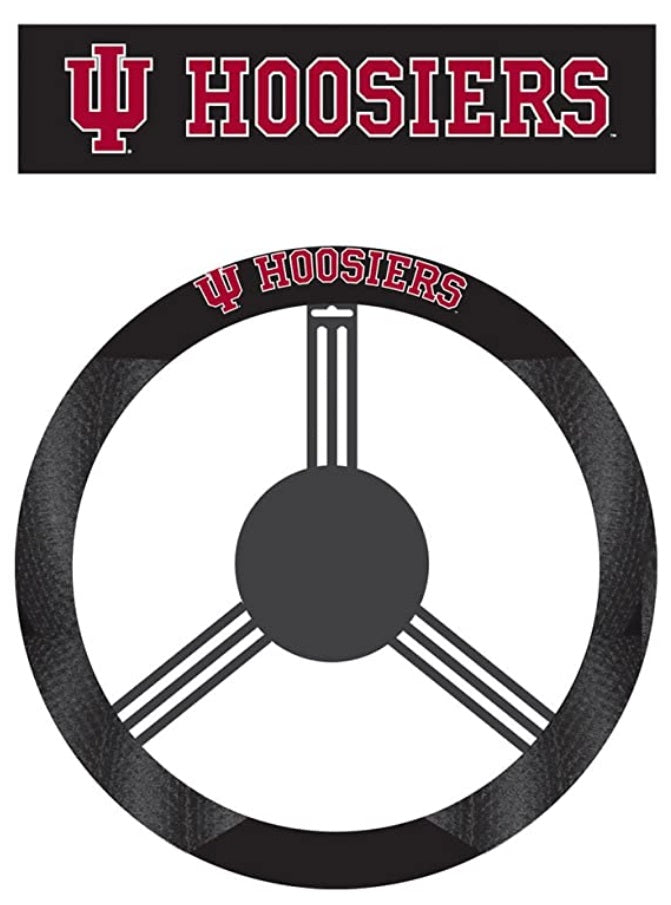 Indiana Hoosiers Steering Wheel Cover Mesh Style CO