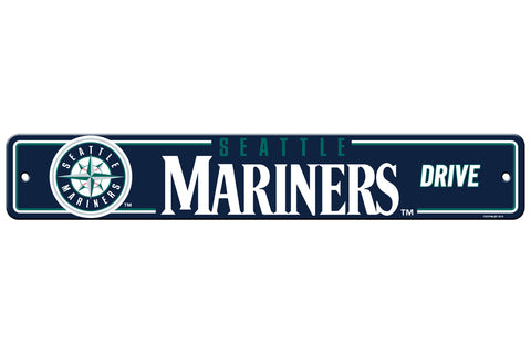 Seattle Mariners Sign 4x24 Plastic Street Style CO