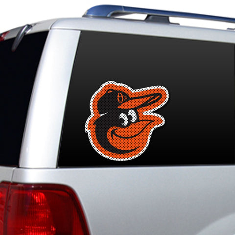 Baltimore Orioles Window Film 12 Inch Die Cut