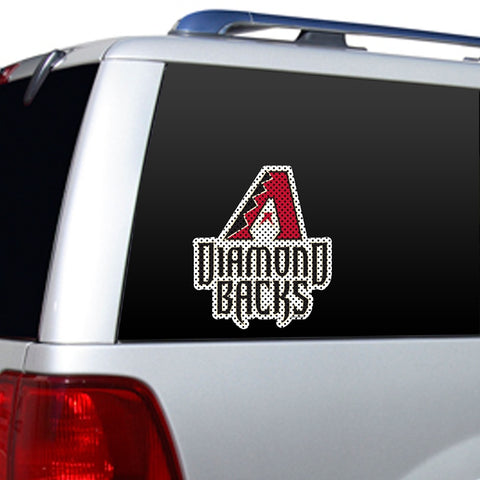 Arizona Diamondbacks Window Film 12 Inch Die Cut
