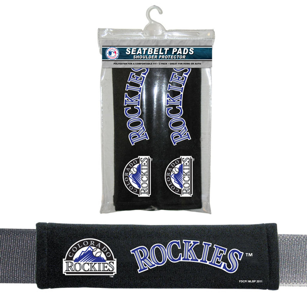 Colorado Rockies Seat Belt Pads CO