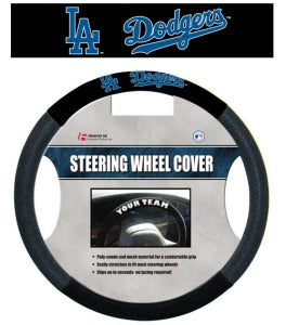 Los Angeles Dodgers Steering Wheel Cover Mesh Style CO